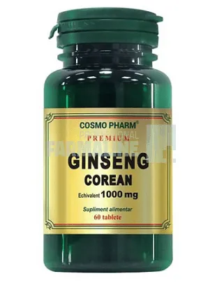 Ginseng Corean 1000 mg 60 tablete