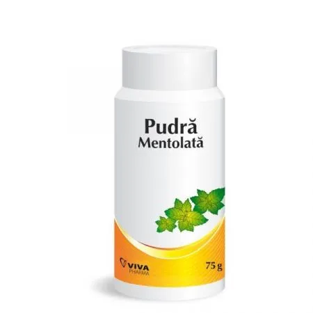 Pudra mentolata, 75 g, Vitalia