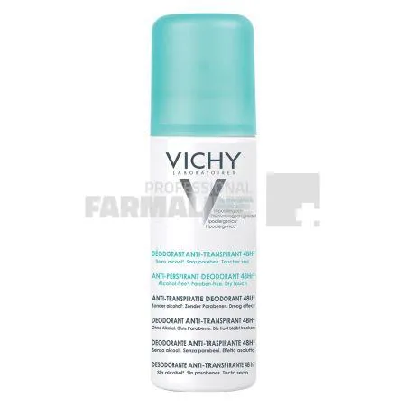 Vichy Deodorant spray antiperspirant fara alcool 48h 125 ml