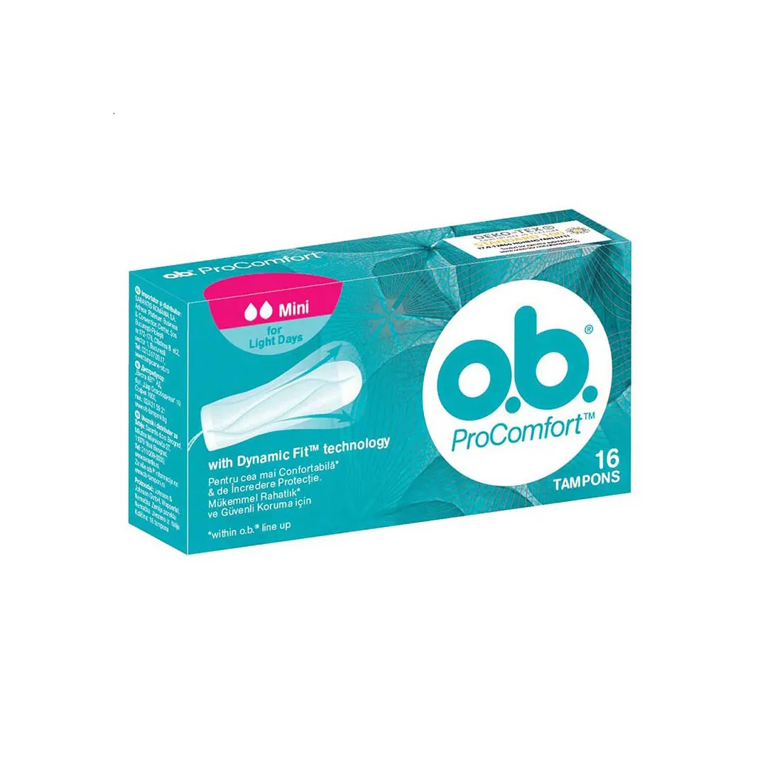 Tampoane O.B. Pro Comfort Mini, 16 bucati