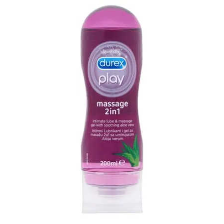 Lubrifiant Play 2 in 1 massage, 200ml, Durex