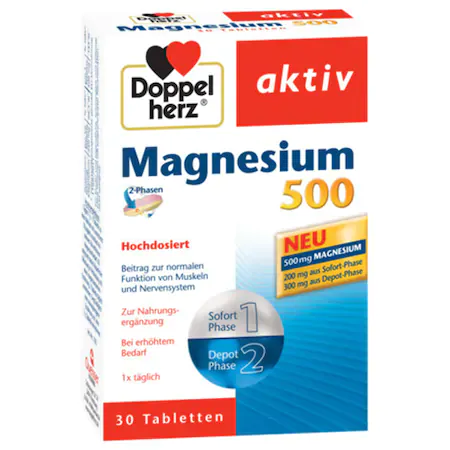 Doppel Herz Aktiv Magneziu 500-tbl x 30