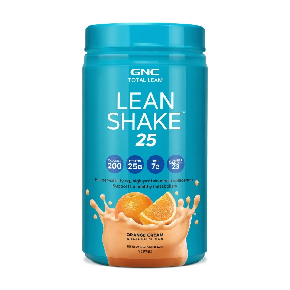 GNC TOTAL LEAN SHAKE 25 ORANGE CREAM 832G
