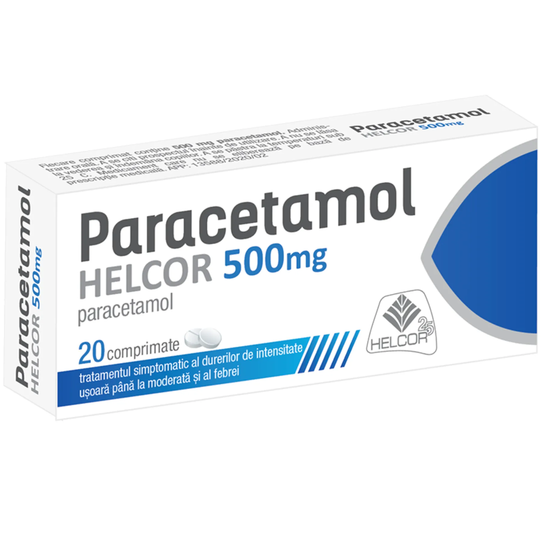 Paracetamol 500mg x 20 comprimate