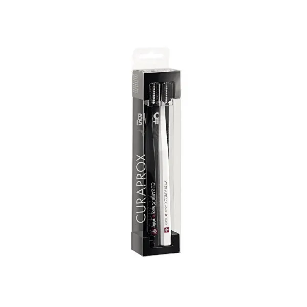 Curaprox CS 5460 Periuta de dinti White/Black 2 bucati