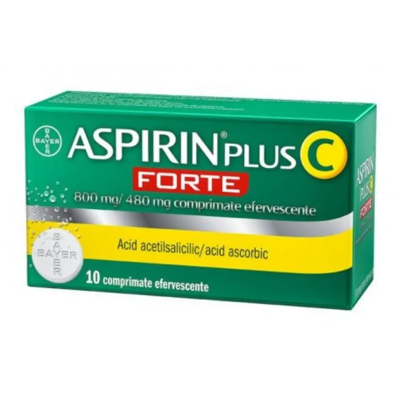 Aspirin Plus C Forte 800/480mg x 10cp eff