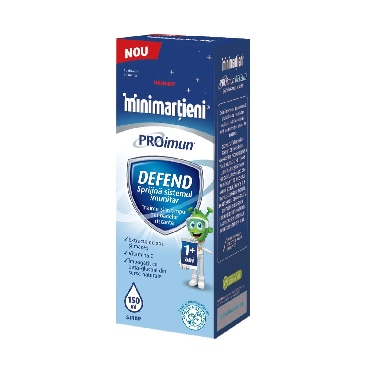 Minimartieni Proimun Defend sirop, 150 ml,  Walmark