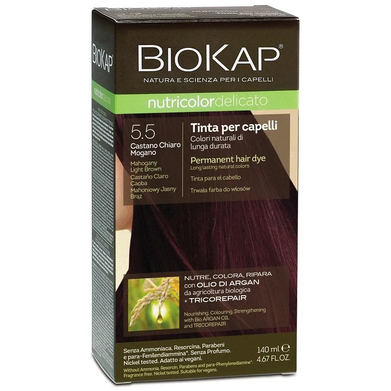 NUTRICOLOR ND00550 VOPSEA PAR 5.50 MAHOGANY LIGHT BROWN 140ML