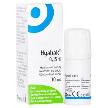 Hyabak solutie oftalmica 0.15%, 10ml, Thea