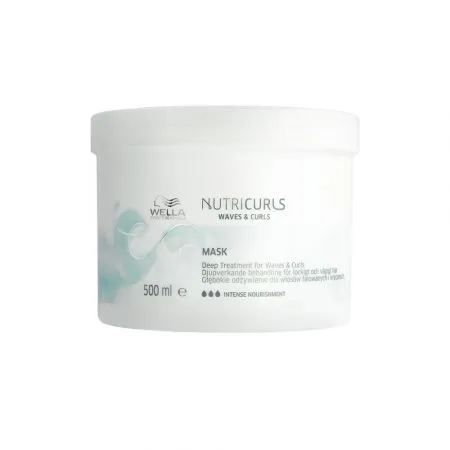 Masca hidratanta pentru parul cret si ondulat Nutricurls Waves & Curls, 500 ml, Wella Professionals