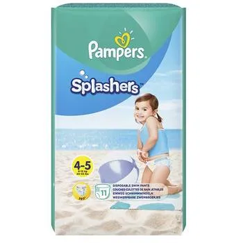 Scutece chilotel pentru apa, Marimea4-5, 9-15kg, 11 bucati, Pampers