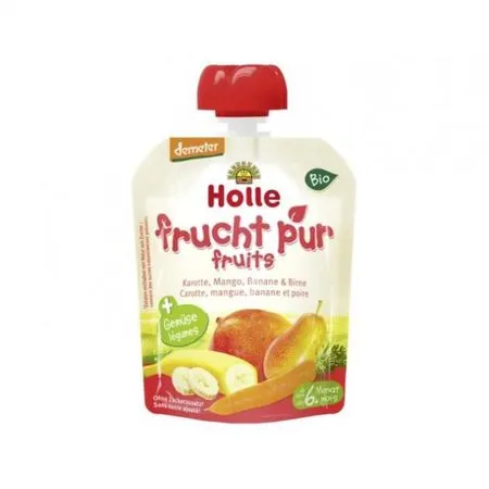 Holle Piure cu Morcovi, Mango, Banane si Pere x 100 grame