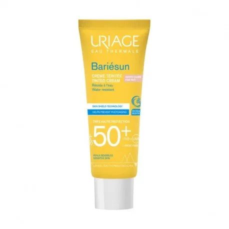 URIAGE Bariesun Crema colorata protectie solara SPF50+, Nuanta Fair, 50ml