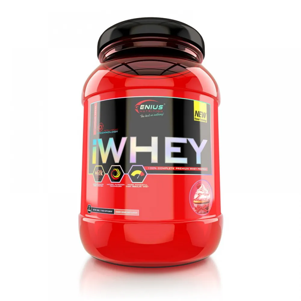 iWhey cu aroma de crema de cirese (900 grame), Genius Nutrition
