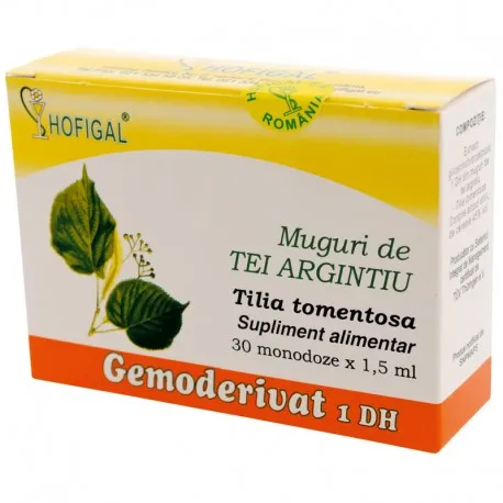 Gemoderivat Muguri de Tei Argintiu 30 monodoze