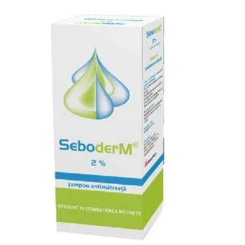 Sampon antimatreata 2% Seboderm, 125ml, Slavia Pharm