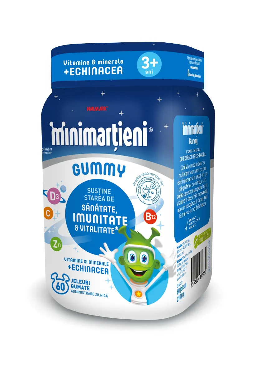 Walmark Minimartieni Gummy Echinacea 60 jeleuri