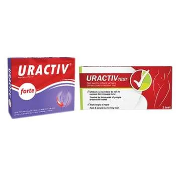 Uractiv forte, 10 capsule si test cadou, Fiterman Pharma