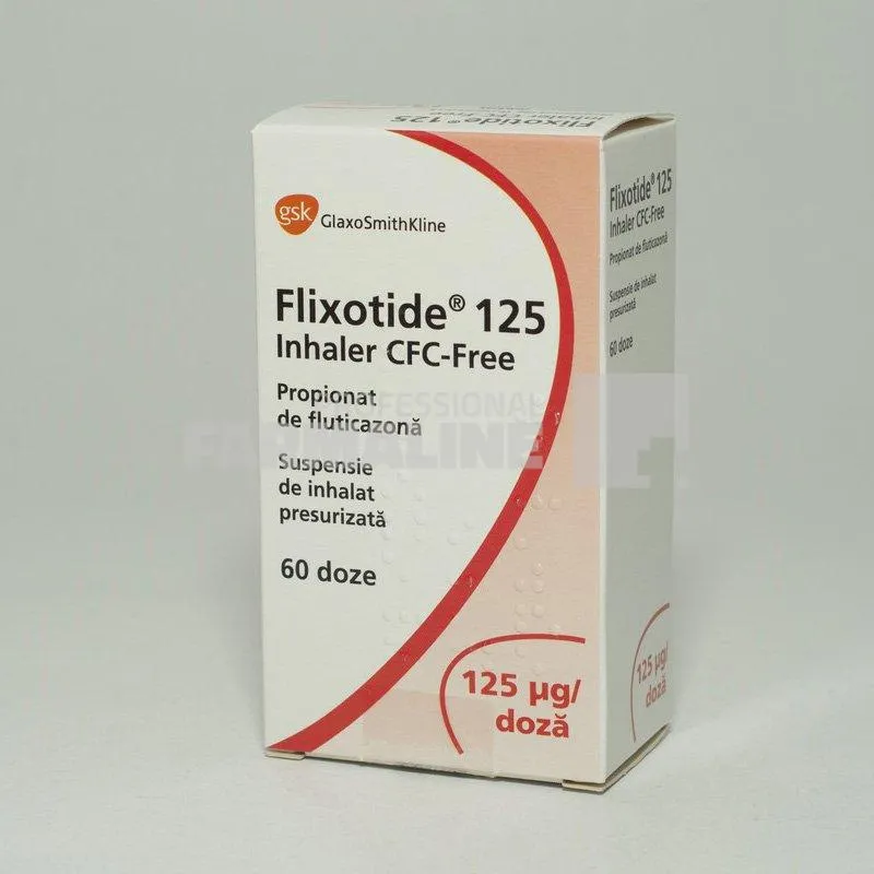FLIXOTIDE 125 INHALER CFC Free x 1 SUSP. INHAL. PRESURIZATA 125mcg/doza GLAXO WELLCOME UK LT