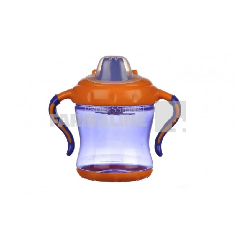 Minut Baby TR 2011014 Cana anticurgere cu cioc tare capac si maner 6+ luni 250 ml