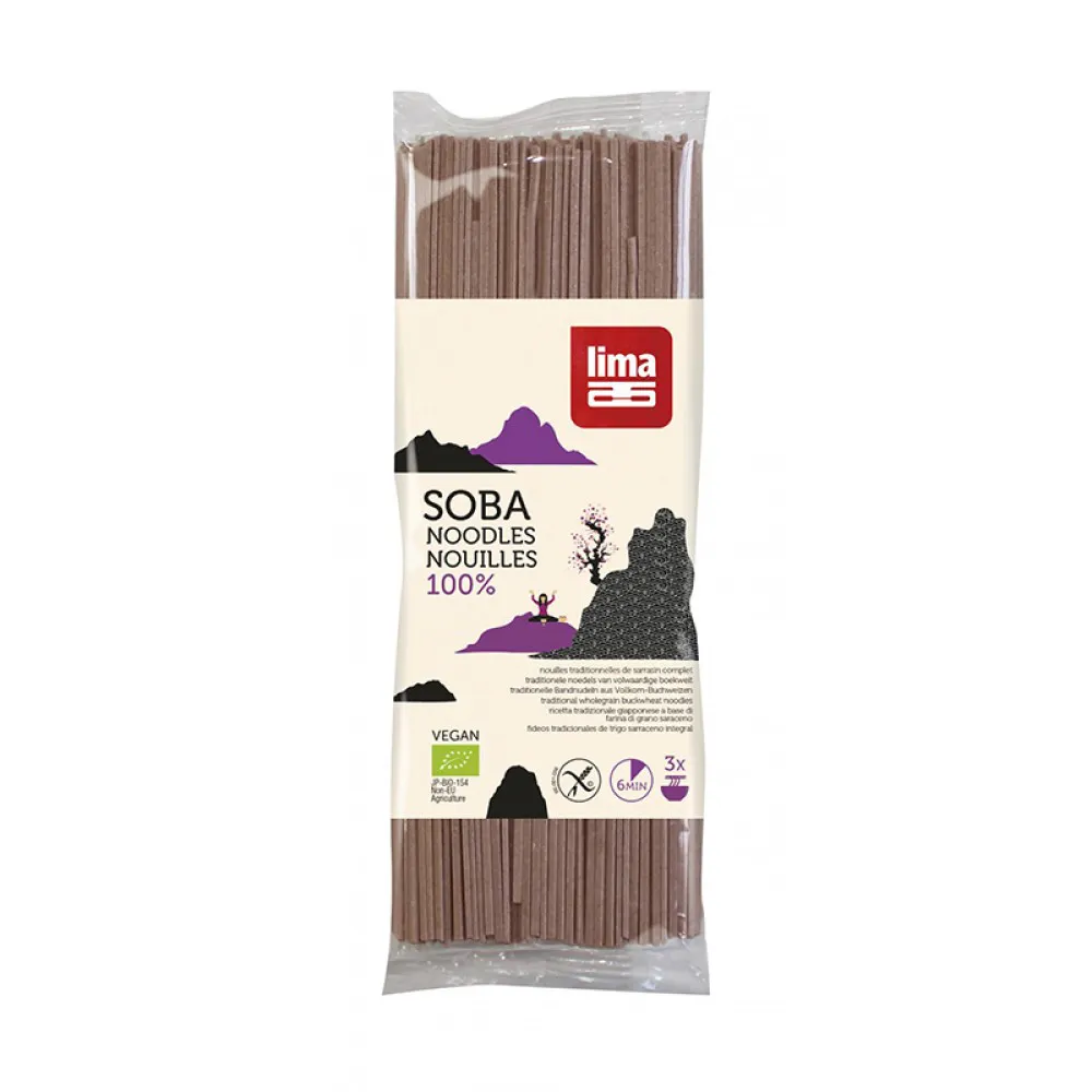 Taitei japonezi Soba 100% bio (250 grame), Lima