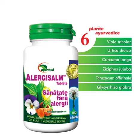 Alergisalm, 50 tablete, adjuvant alergii