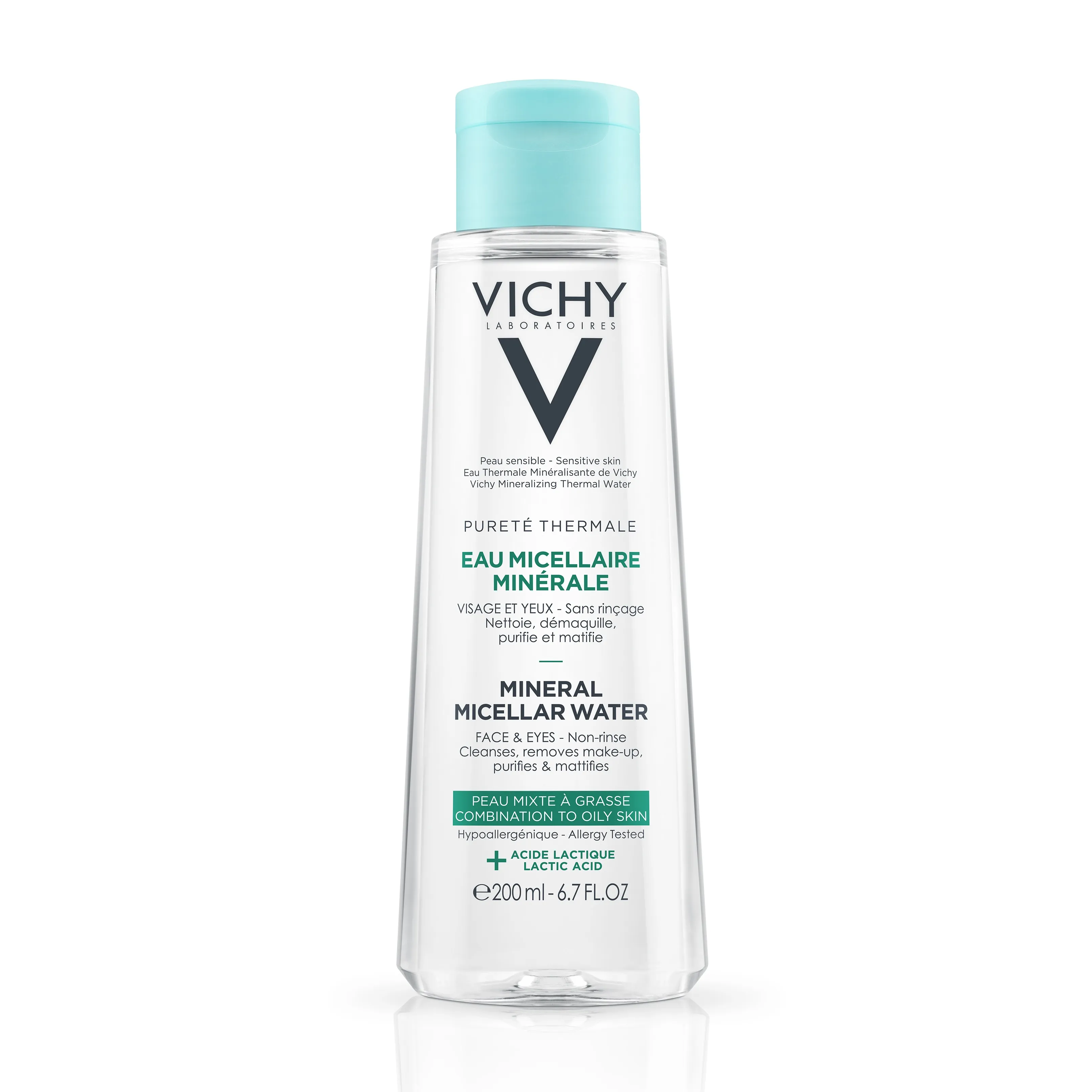 Lotiune micelara pentru ten gras Purete Thermale, 200 ml, Vichy
