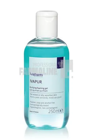 Ivapur Gel spumant pentru piele sensibila mixta grasa 250 ml