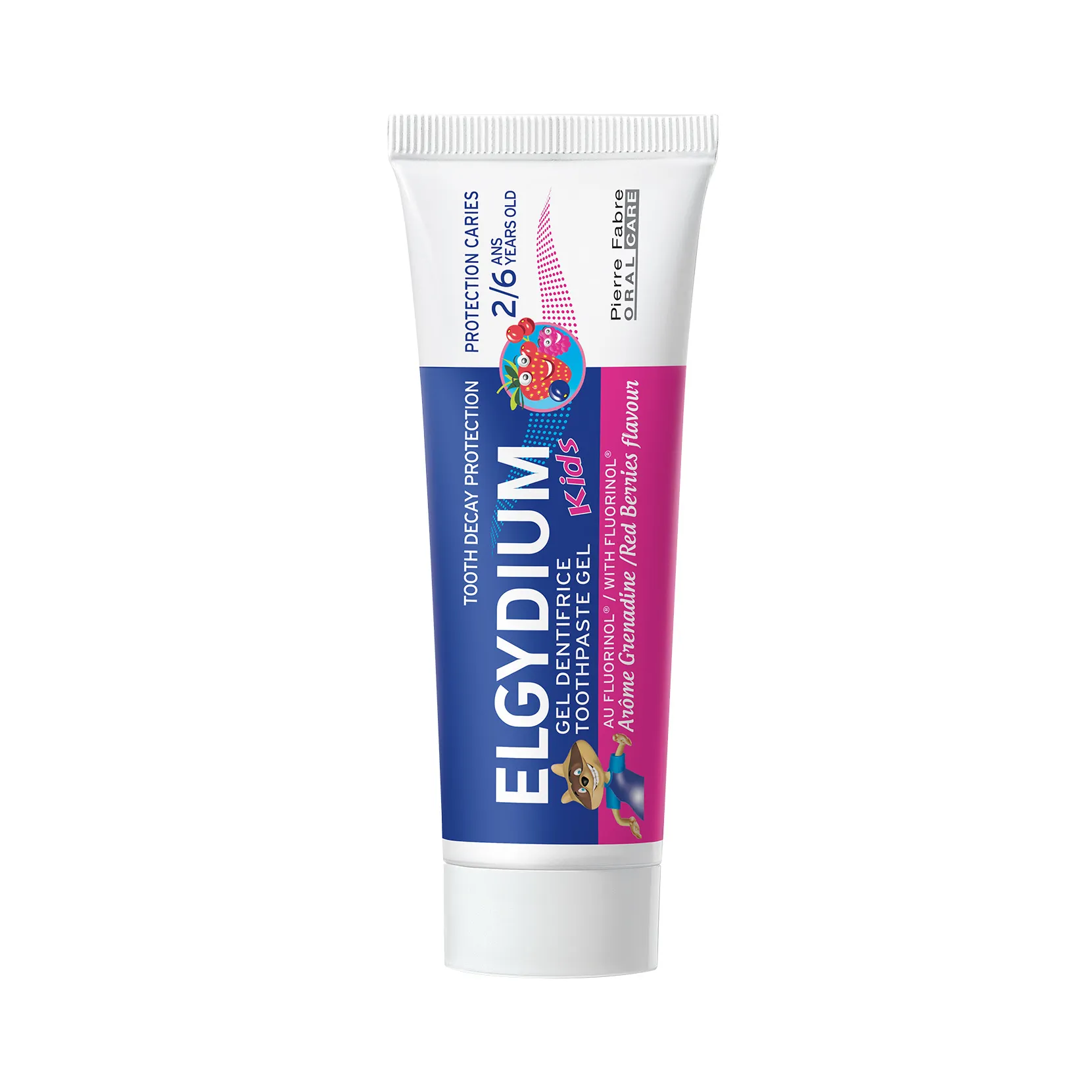 Pasta dinti kids fructe padure 2-6 ani, 50ml, Elgydium