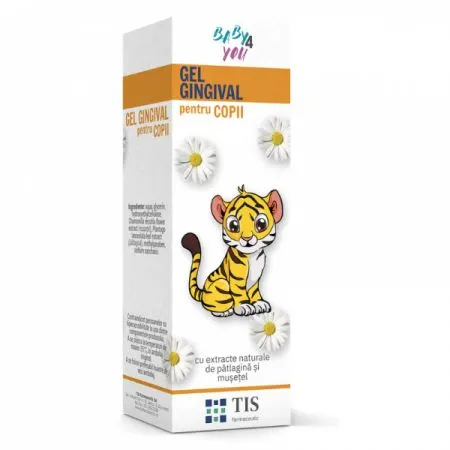 Gel gingival pentru copii Baby 4 You, 15 ml, Tis Farmaceutic