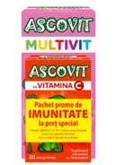 ASCOVIT MULTIVIT ZMEURA CTX60 CPR+ASCOVIT CAPSUNI CTX20 CPR