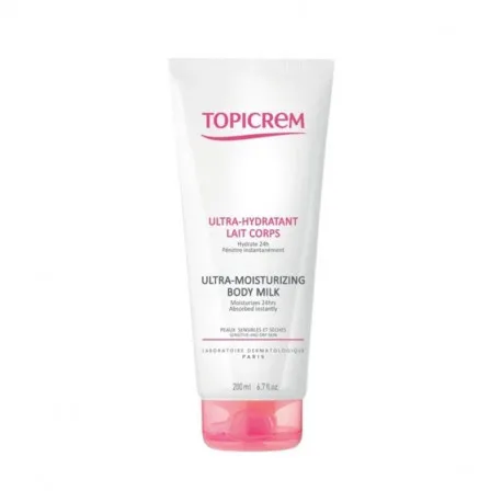 TOPICREM Lapte corp ultra-hidratant, 200 ml