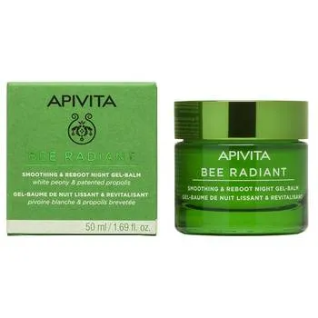 Apivita Gel detoxifiant pentru noapte si netezire Bee Radiant, 50ml