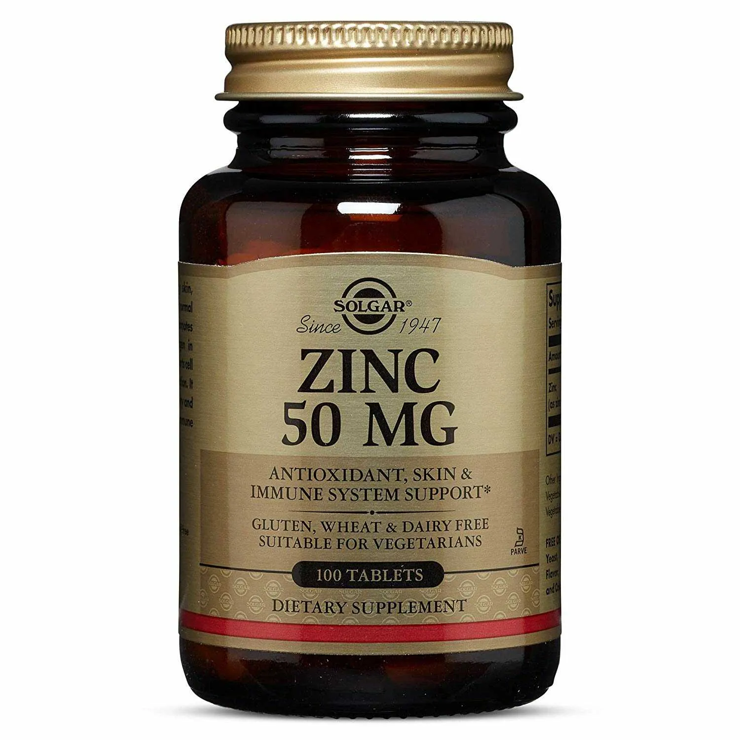 Zinc Gluconate 50mg x 100 capsule (Solgar)