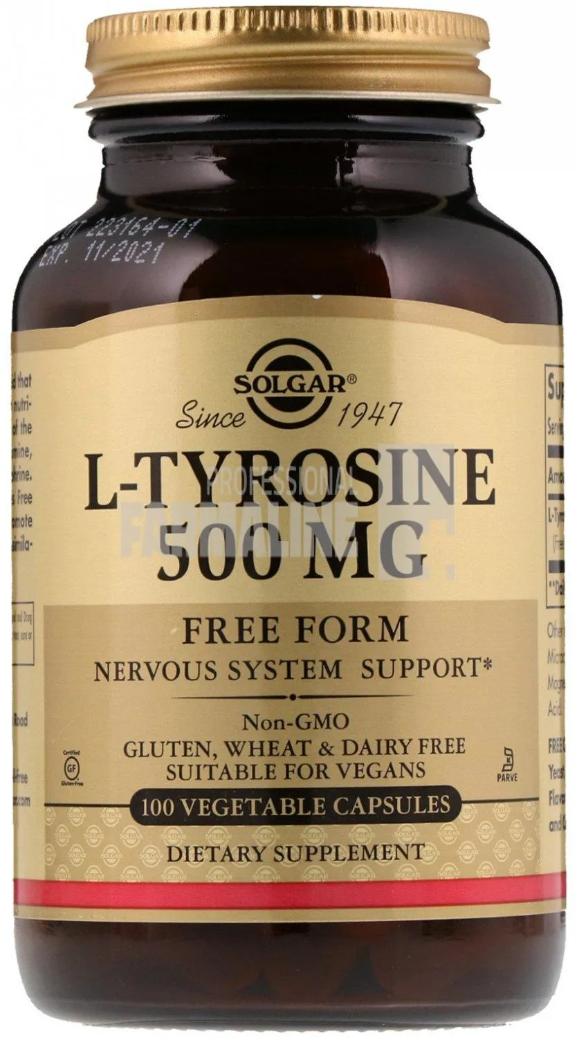 Solgar L-Tyrosine 500 mg 100 capsule