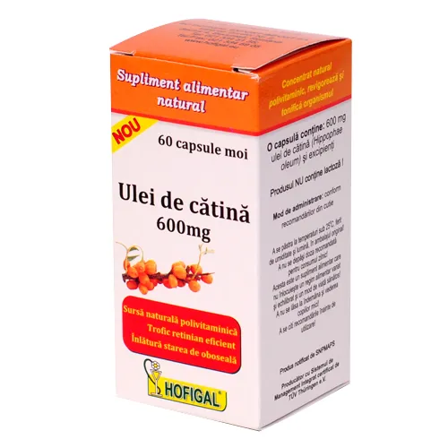 Ulei de Catina 600mg x 60 capsule