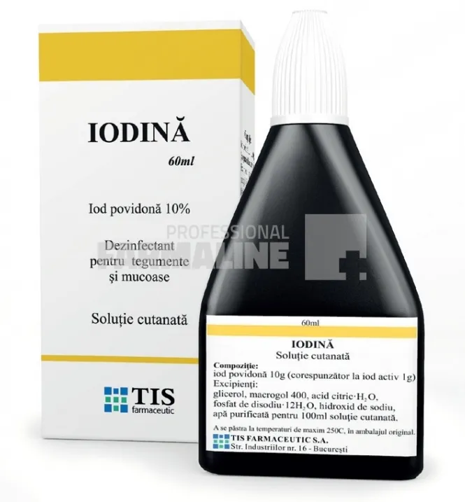 Iodina solutie cutanata 60 ml