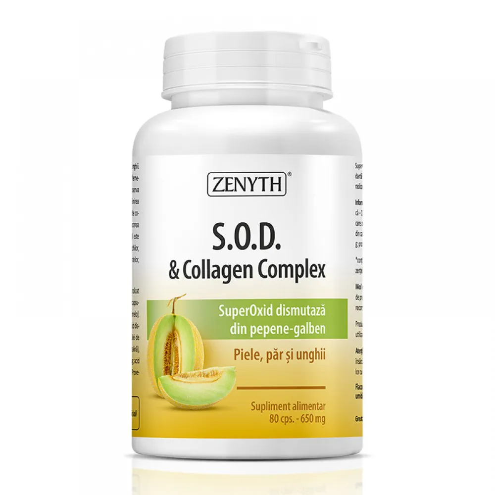 S.O.D si Collagen Complex 650 mg (80 capsule), Zenyth Pharmaceuticals