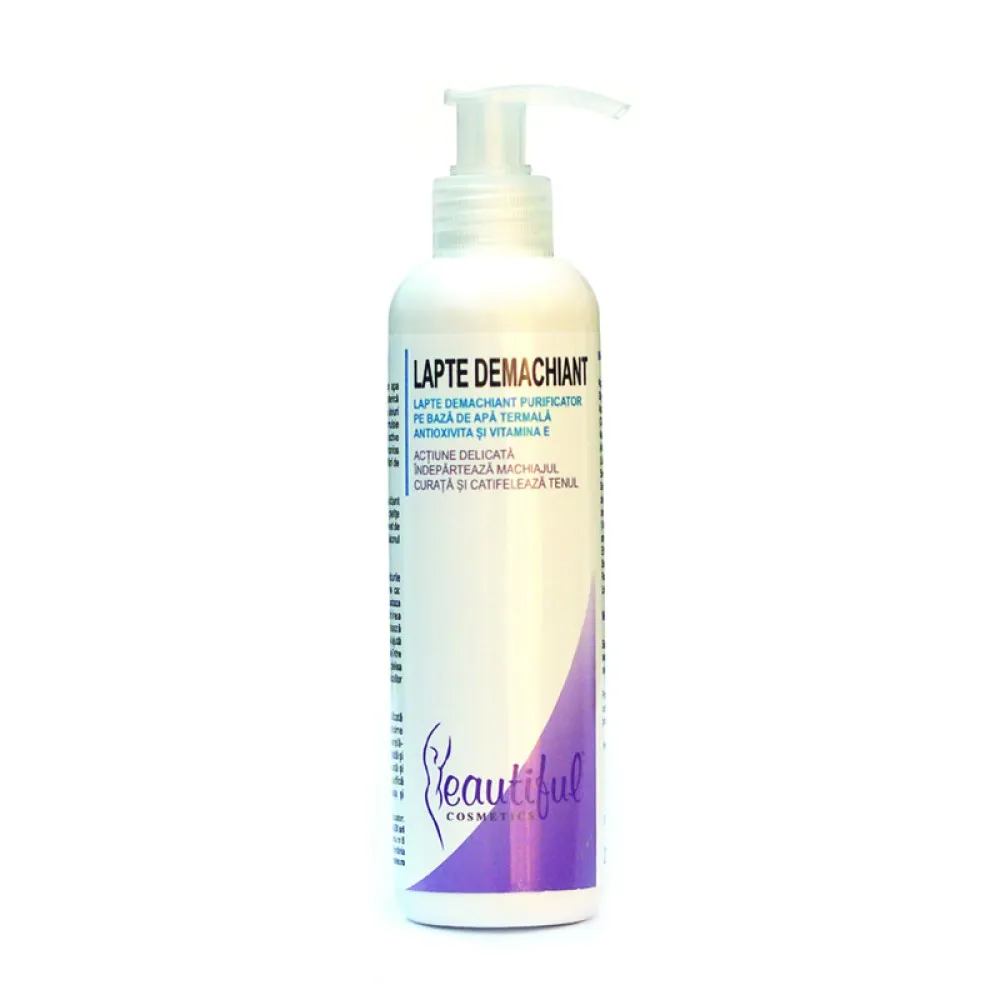Lapte demachiant cu Antioxivita si vitamina E (200 ml), Beautiful Cosmetics