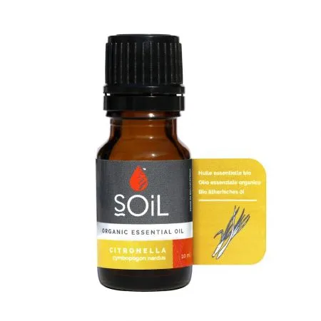 Ulei Esential Citronella Pur 100% Organic, 10 ml, SOiL