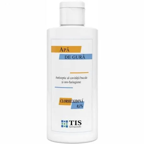 TIS Apa de gura clorhexidina 0,1%, 150ml