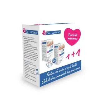 Pachet Picaturi pentru sugari 1+1 Gratuit, 2 x 10ml, Co-Lactase