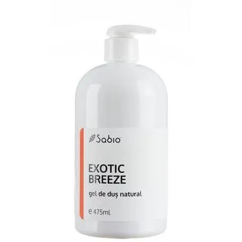 Gel de dus natural Exotic Breeze, 475ml, Sabio