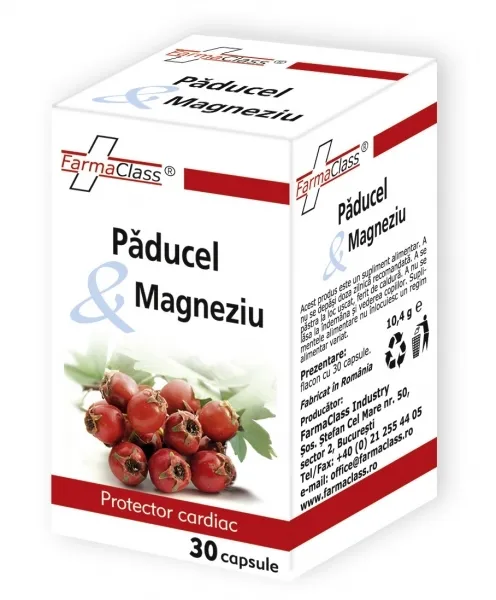 FarmaClass Paducel si Magneziu x 30 capsule