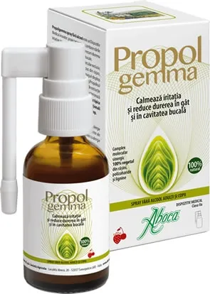 Aboca Propolgemma spray fara alcool adulti&copii 30ml