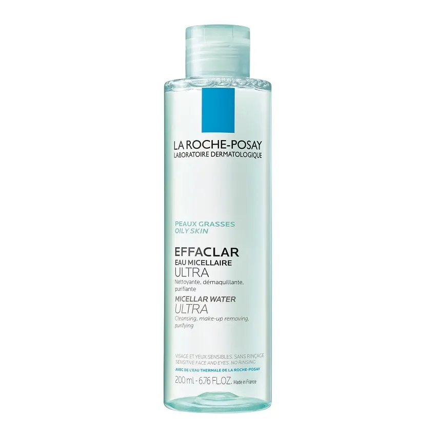 LA ROCHE POSAY Apa micelara pentru pielea grasa cu tendinta acneica Effaclar Ultra, 200 ml