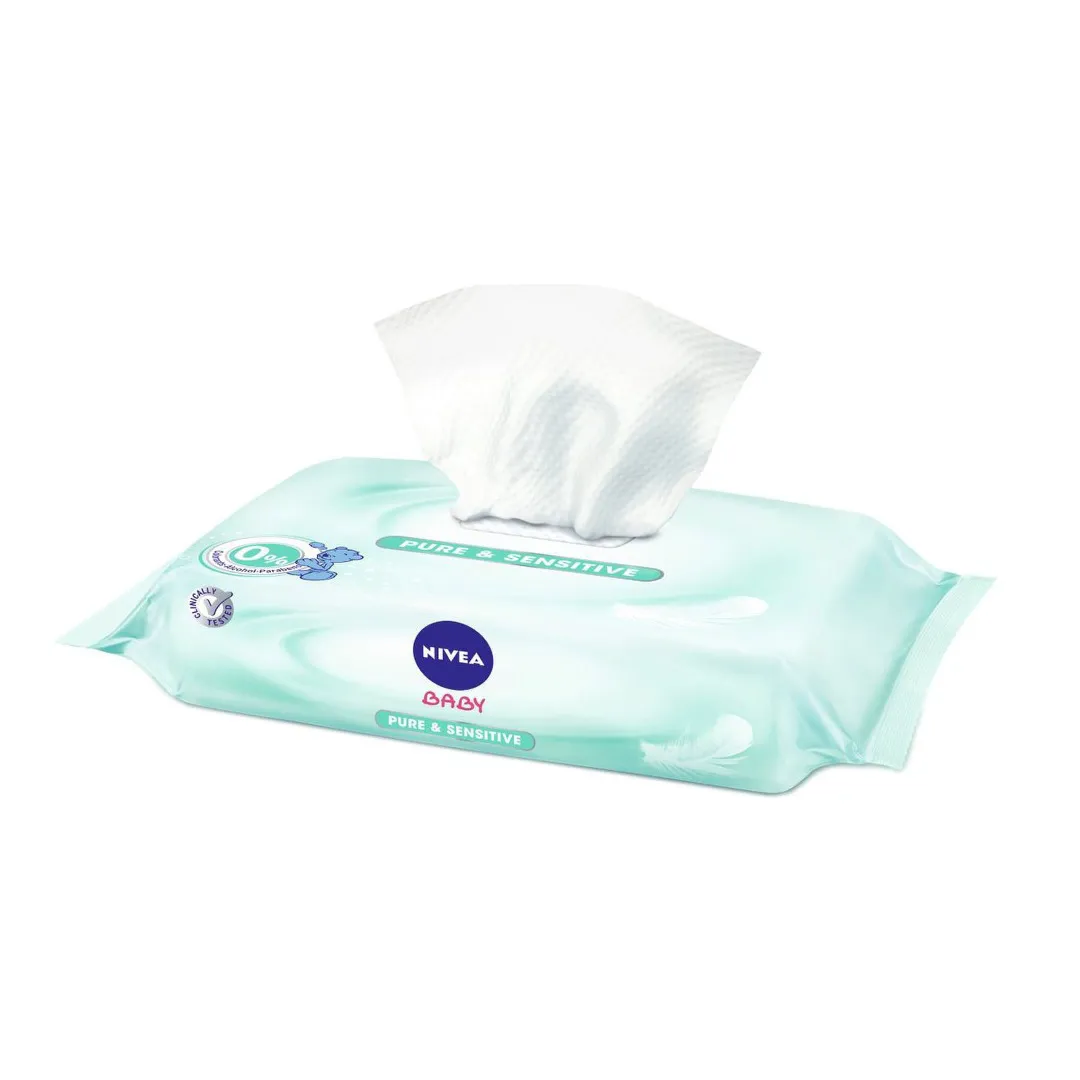 Servetele Nivea Baby Pure & Sensitive, 63 bucati