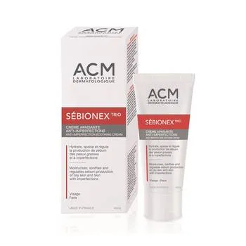 Crema calmanta anti-imperfectiuni Sebionex Trio, 40 ml, ACM