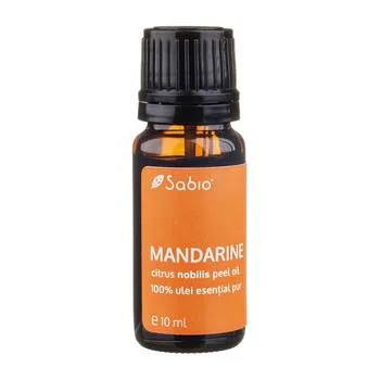 Ulei esential de mandarina (citrus nobilis peel oil), 10ml, Sabio