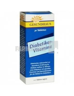Diabetiker - Vitamine  30 comprimate